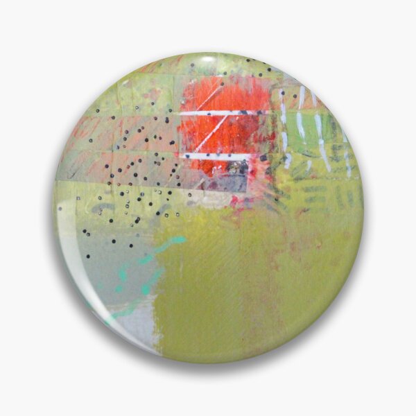 Item preview, Sage Green and Red Contemporary Abstract Art designed and sold by NancyMerkle.