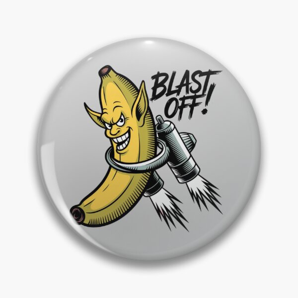 Artikelvorschau, eine Bananenfigur mit einem Jetpack entworfen und verkauft von 123ks.