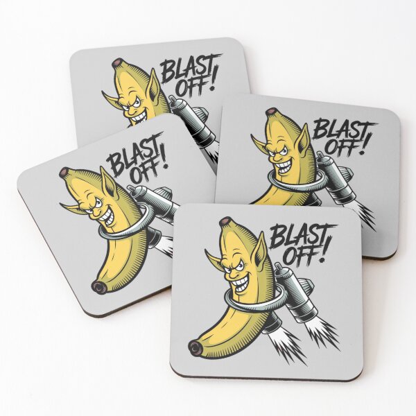 Item preview, a banana character wearing a jetpack designed and sold by 123ks.