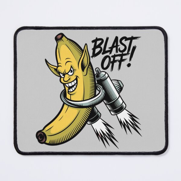 Item preview, a banana character wearing a jetpack designed and sold by 123ks.