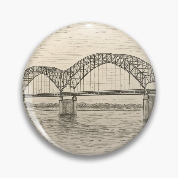 Item preview, Memphis City Bridge designed and sold by TheBabeScientist.