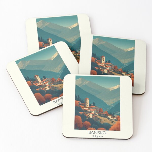 Item preview, Bansko Ski Resort – Bulgarian Alps Winter Paradise Art designed and sold by TuncGK.