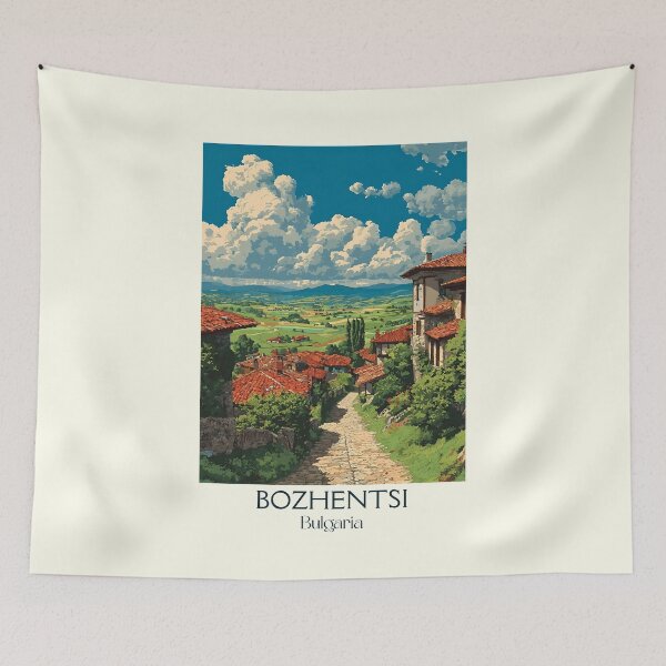 Item preview, Bozhentsi Architectural Reserve – Bulgarian Village Art designed and sold by TuncGK.