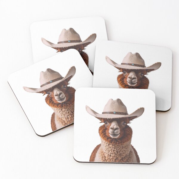 Item preview, Llama Cowboy Hat Happy Balloons Celebrations Cute  designed and sold by CheeseBlueprint.