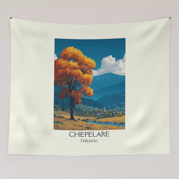 Item preview, Chepelare Rhodope Resort – Bulgarian Mountain Paradise Art designed and sold by TuncGK.