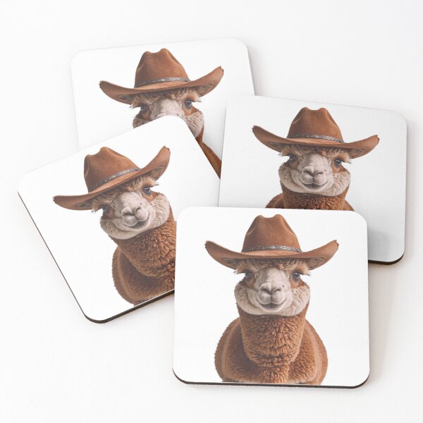 Item preview, Llama Cowboy Hat Happy Balloons Celebrations Cute  designed and sold by CheeseBlueprint.
