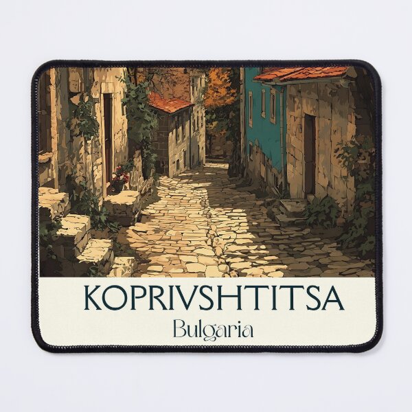 Item preview, Koprivshtitsa Bulgaria – Revolutionary Town Vintage Art designed and sold by TuncGK.