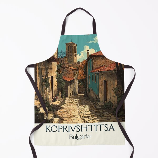 Item preview, Koprivshtitsa Bulgaria – Revolutionary Town Vintage Art designed and sold by TuncGK.