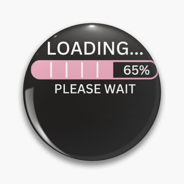 Item preview, “Loading Bar — 65% Complete” Y2K GLITCH T SHIRT designed and sold by bufferingtees.