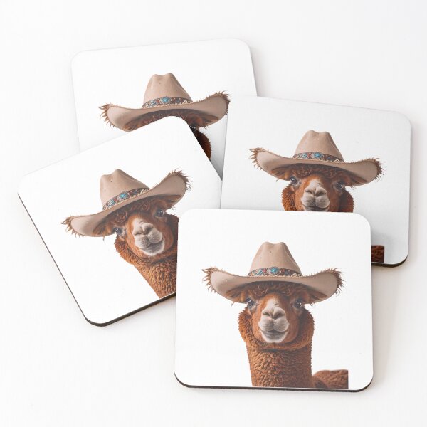 Item preview, Llama Cowboy Hat Happy Balloons Celebrations Cute  designed and sold by CheeseBlueprint.