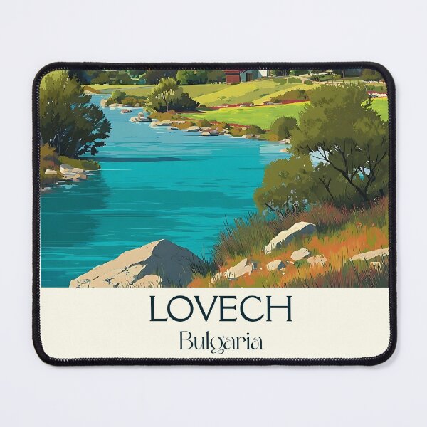 Item preview, Lovech Covered Bridge – Bulgarian Danube Town Art designed and sold by TuncGK.