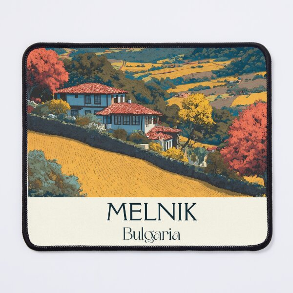Item preview, Melnik Wine Town – Bulgaria's Smallest City Vintage Art designed and sold by TuncGK.