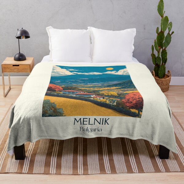Item preview, Melnik Wine Town – Bulgaria's Smallest City Vintage Art designed and sold by TuncGK.