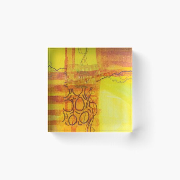 Item preview, Yellow and Orange Modern Art Design  designed and sold by NancyMerkle.