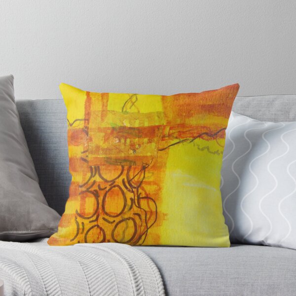 Item preview, Yellow and Orange Modern Art Design  designed and sold by NancyMerkle.