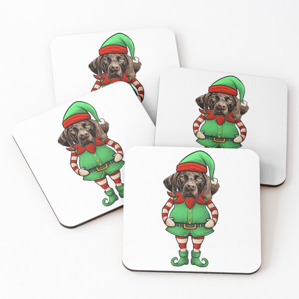 Item preview, German Shorthaired Pointer Christmas Elf designed and sold by whyitsme.