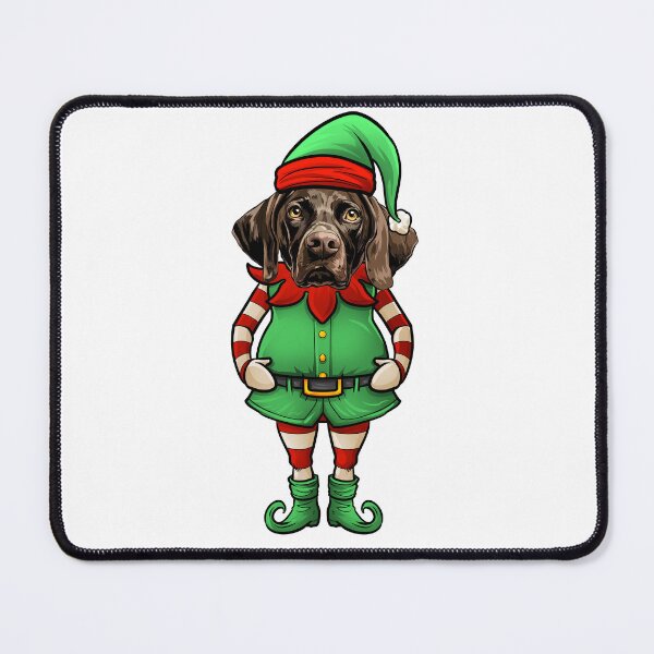 Item preview, German Shorthaired Pointer Christmas Elf designed and sold by whyitsme.