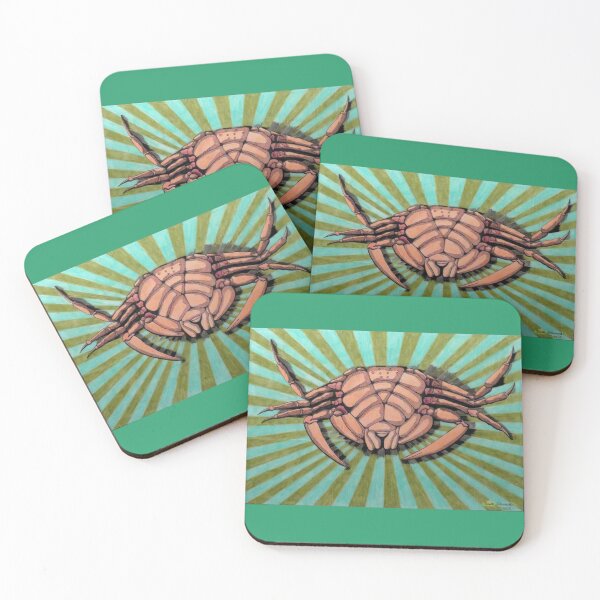Item preview, 1003 - UPSIDE-DOWN CRAB - DAVE EDWARDS - MIXED MEDIA - 2025 designed and sold by BLYTHART.