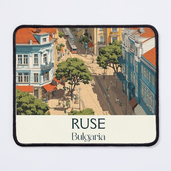 Item preview, Ruse Little Vienna – Bulgarian Danube Port Art designed and sold by TuncGK.