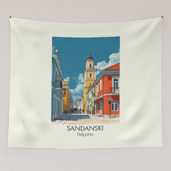 Item preview, Sandanski Spa Town – Bulgarian Health Resort Art designed and sold by TuncGK.