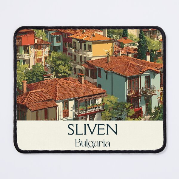 Item preview, Sliven Blue Rocks – Bulgarian Mountain City Art designed and sold by TuncGK.