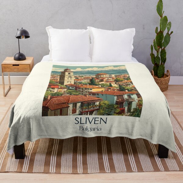 Item preview, Sliven Blue Rocks – Bulgarian Mountain City Art designed and sold by TuncGK.