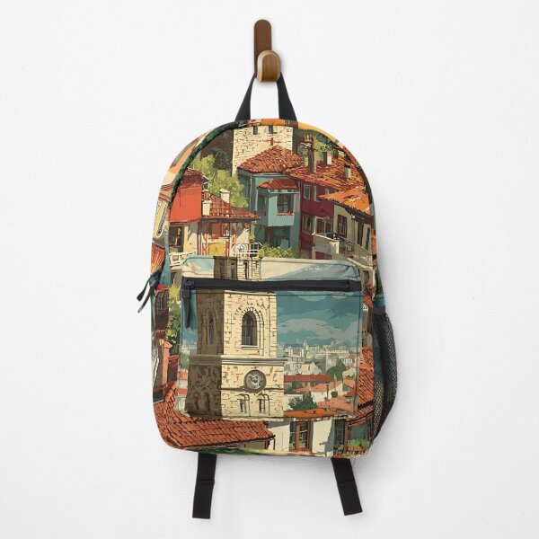 Item preview, Sliven Blue Rocks – Bulgarian Mountain City Art designed and sold by TuncGK.