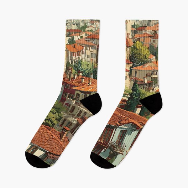 Item preview, Sliven Blue Rocks – Bulgarian Mountain City Art designed and sold by TuncGK.