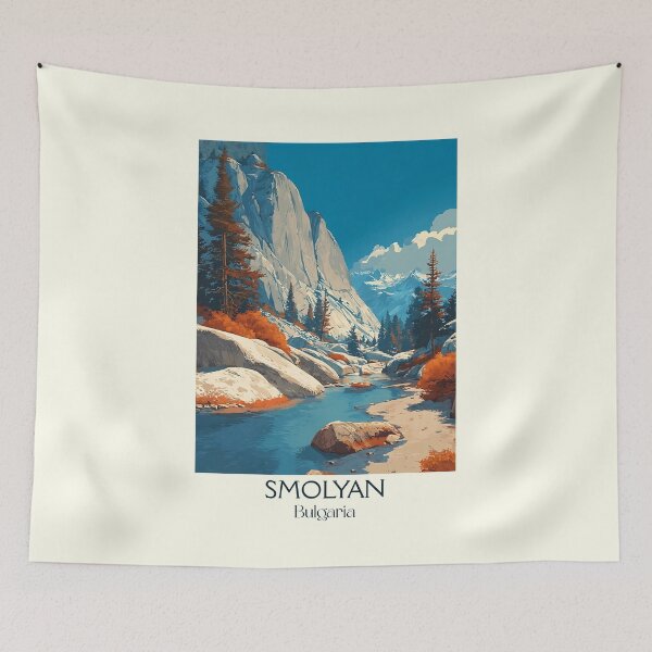 Item preview, Smolyan Rhodope Capital – Bulgarian Mountain Paradise Art designed and sold by TuncGK.