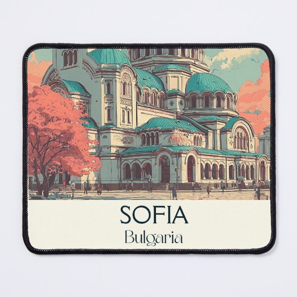 Item preview, Sofia Capital City – Bulgarian Golden Domes Art designed and sold by TuncGK.