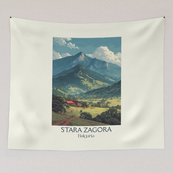 Item preview, Stara Zagora Valley – Bulgarian Wine Region Art designed and sold by TuncGK.