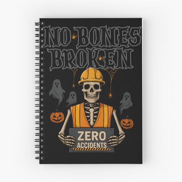 Item preview, Safety First - No Bones Broken – Funny Halloween OSH Skeleton Design designed and sold by PeteLawliiet.