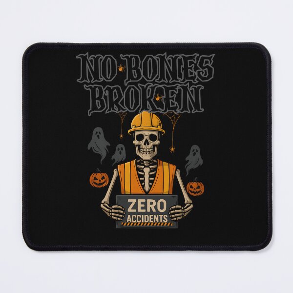 Item preview, Safety First - No Bones Broken – Funny Halloween OSH Skeleton Design designed and sold by PeteLawliiet.