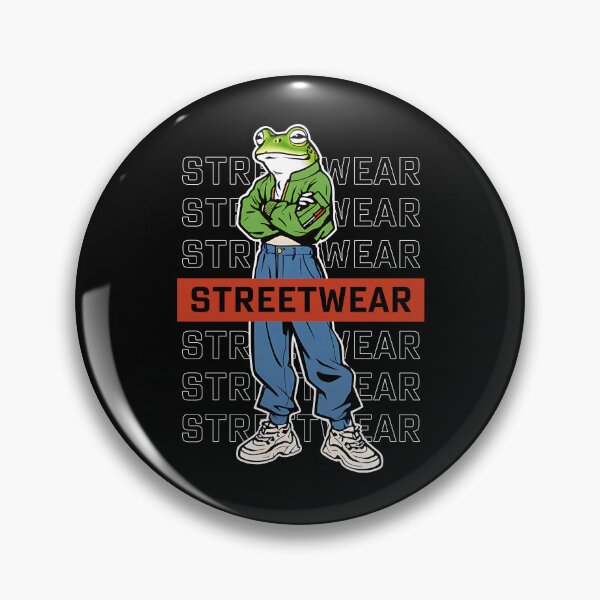 Item preview, Urban Frog Character in Streetwear  designed and sold by Dino-Lune.