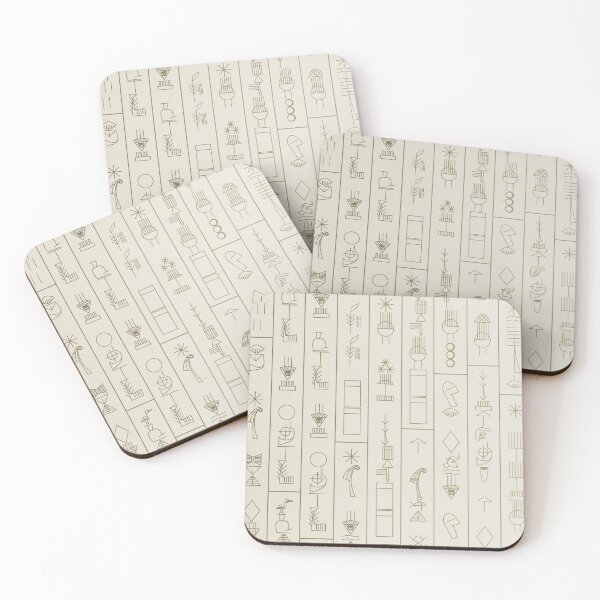 Item preview, Proto-Cuneiform Inscription - Clay designed and sold by CaffeineCraftedCreations.