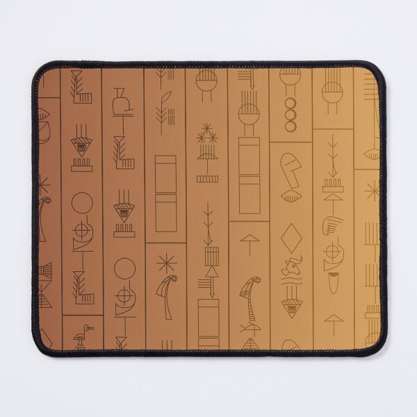 Item preview, Proto-Cuneiform Inscription - Adobe designed and sold by CaffeineCraftedCreations.