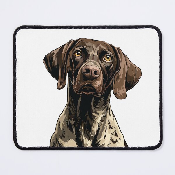 Item preview, German Shorthaired Pointer Dog Illustration designed and sold by whyitsme.