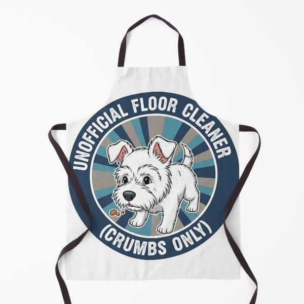 Item preview, Unofficial Floor Cleaner (Crumbs Only) Cute Dog designed and sold by Owcomm.