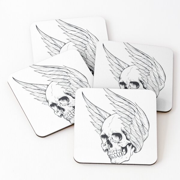 Item preview, Angel Skull designed and sold by MatrixTattoo.