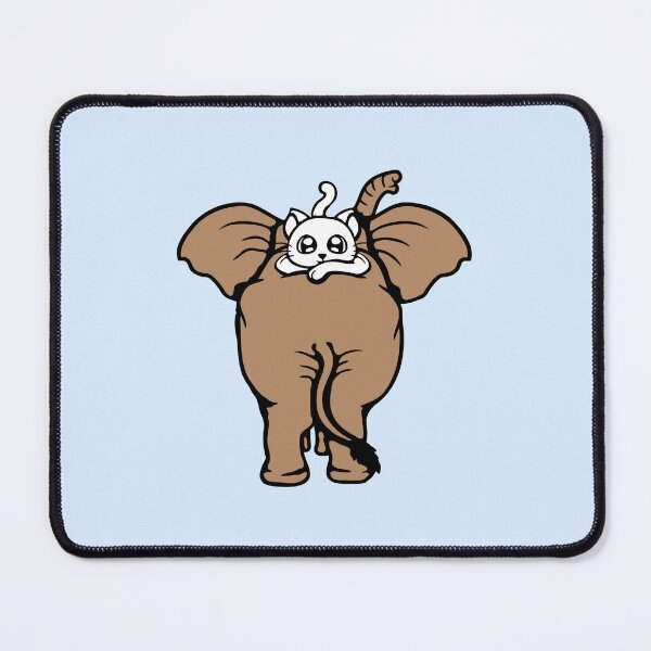 Item preview, Cat Elephant Walking Team Pet Laying On Top Friends Cute designed and sold by shirt-o-mat.
