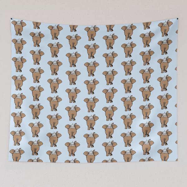 Item preview, Cat Elephant Walking Team Pet Laying On Top Friends Cute designed and sold by shirt-o-mat.