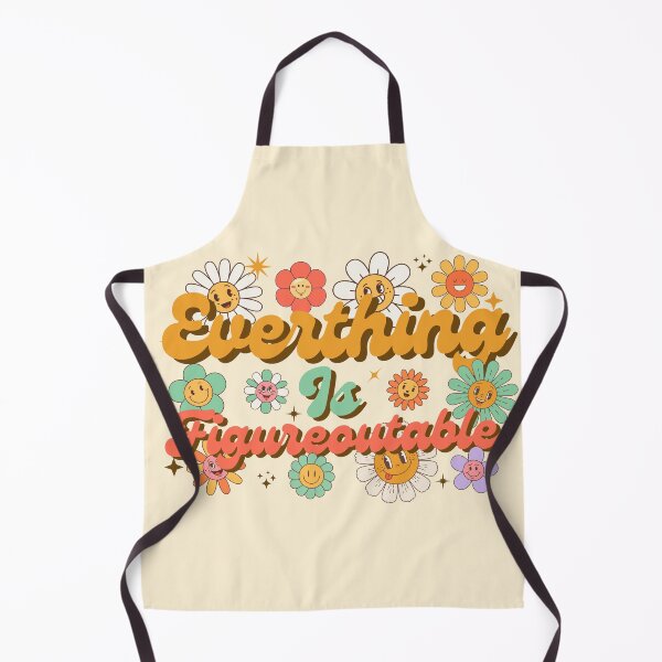 Item preview, Everything Is Figureoutable Retro Flower Quote Shirt designed and sold by TenkaTees.