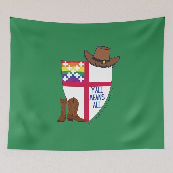 Item preview, Y'all Means All - The Episcopal Church designed and sold by Canterbury Episcopal Campus Ministry at Texas Tech University .