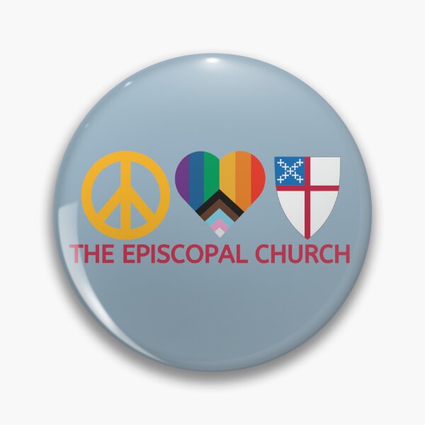 Item preview, Peace, Love, The Episcopal Church designed and sold by Canterbury Episcopal Campus Ministry at Texas Tech University .