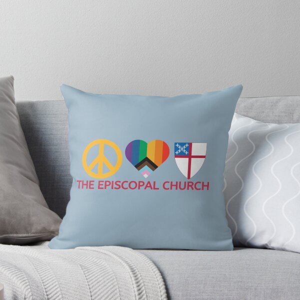 Item preview, Peace, Love, The Episcopal Church designed and sold by Canterbury Episcopal Campus Ministry at Texas Tech University .