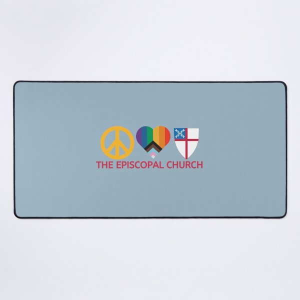 Item preview, Peace, Love, The Episcopal Church designed and sold by Canterbury Episcopal Campus Ministry at Texas Tech University .