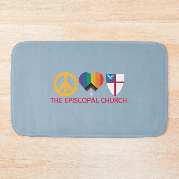Item preview, Peace, Love, The Episcopal Church designed and sold by Canterbury Episcopal Campus Ministry at Texas Tech University .