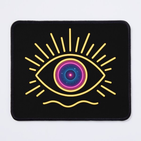 Item preview, Eye of the Neon God – Radiant Cosmic Vision designed and sold by ArcadiaSilence.