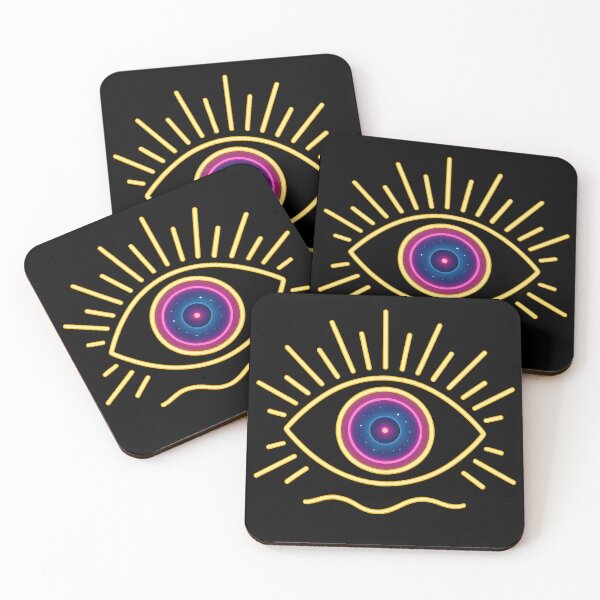 Item preview, Eye of the Neon God – Radiant Cosmic Vision designed and sold by ArcadiaSilence.