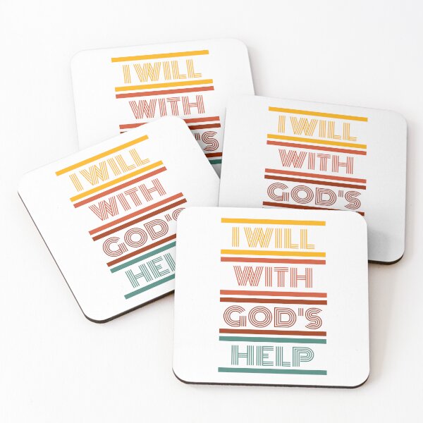 Item preview, I Will With God's Help  designed and sold by Canterbury Episcopal Campus Ministry at Texas Tech University .